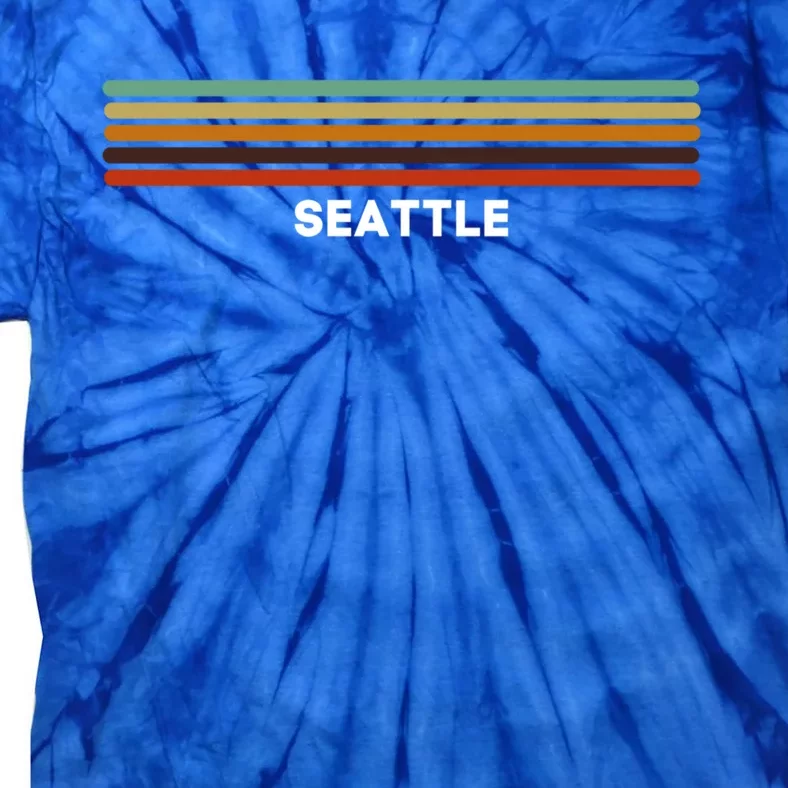 Seattle Washington Wa Us Cities Of America Retro Meaningful Gift Tie-Dye T-Shirt