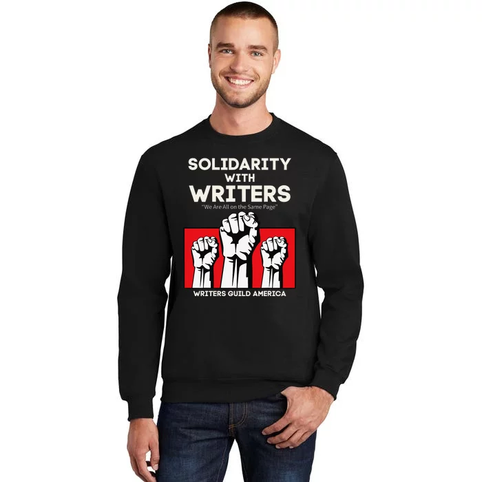 Solidarity With Writers Guild Of America On Strike WGA Retro Sweatshirt