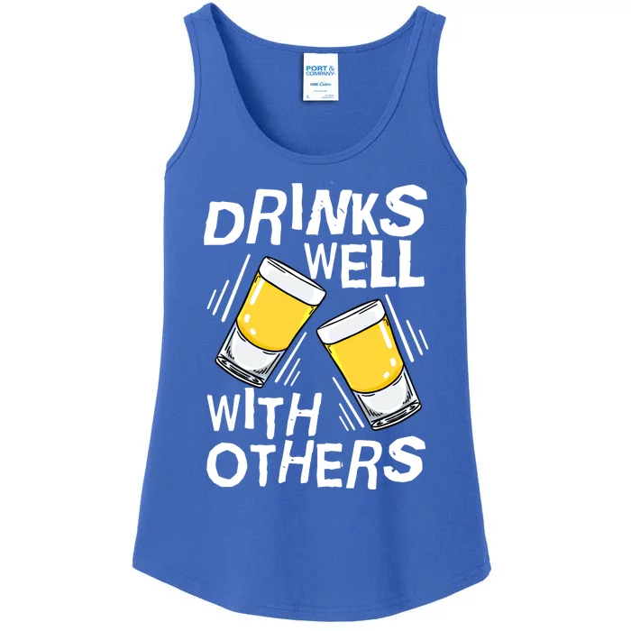 S Well With Others Tequila Alcohol Gift Ladies Essential Tank