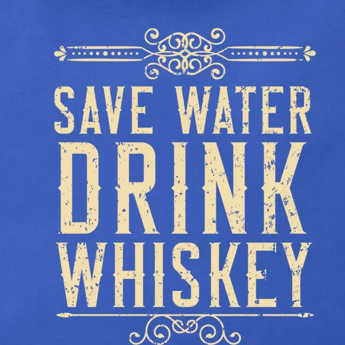 Save Water Whiskey Whisky Ing Alcohol Er Great Gift Zip Tote Bag