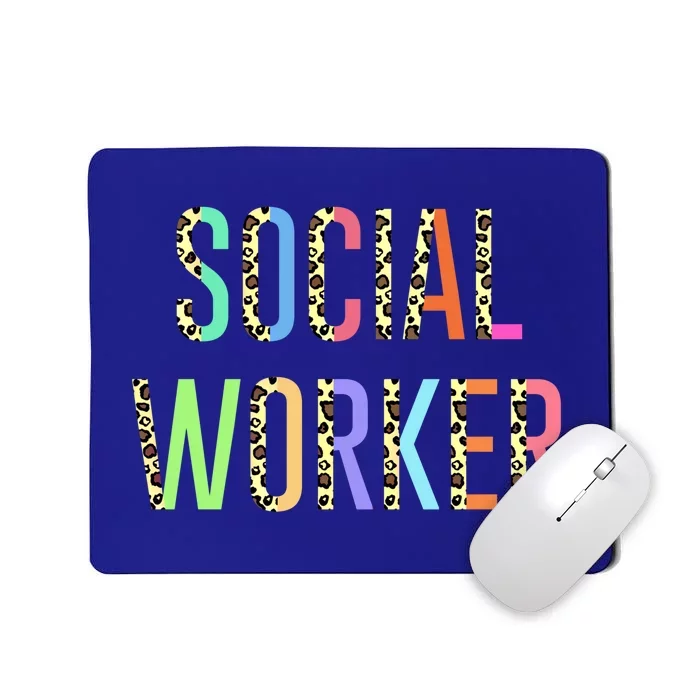 Social Worker Work Msw Masters Degree Graduation Bsw Gift Mousepad