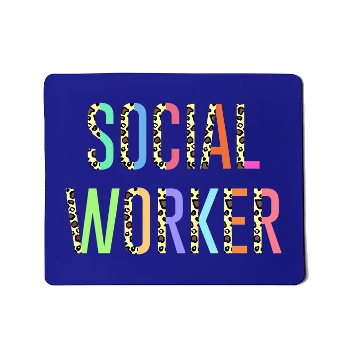 Social Worker Work Msw Masters Degree Graduation Bsw Gift Mousepad