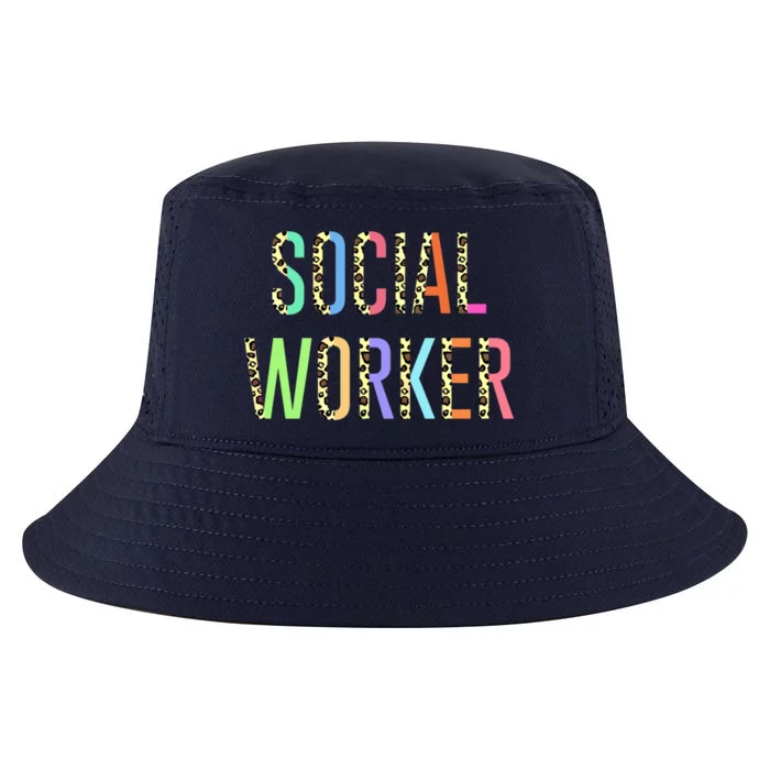 Social Worker Work Msw Masters Degree Graduation Bsw Gift Cool Comfort Performance Bucket Hat