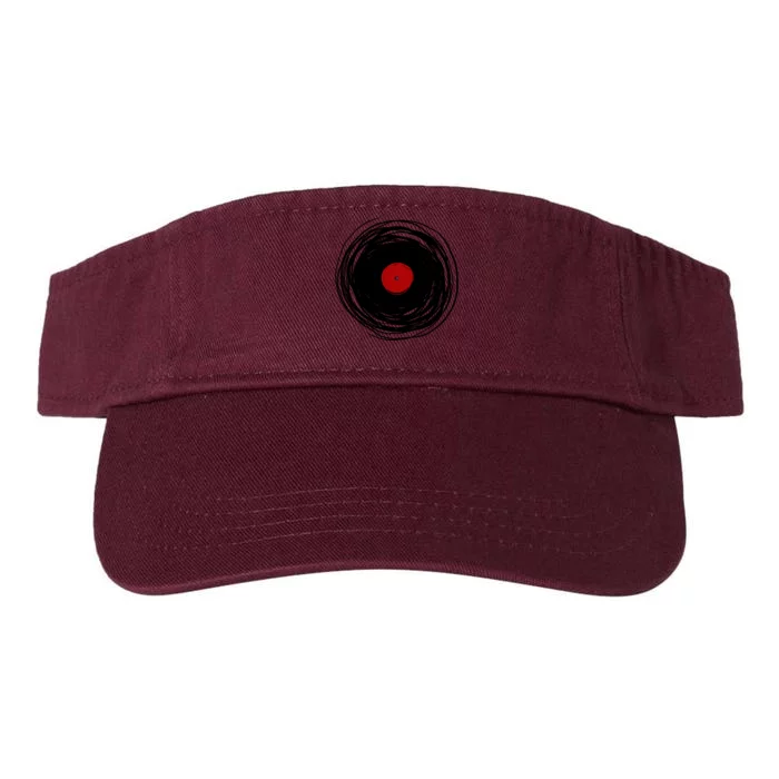 Spinning Within With A Vinyl Record... Valucap Bio-Washed Visor