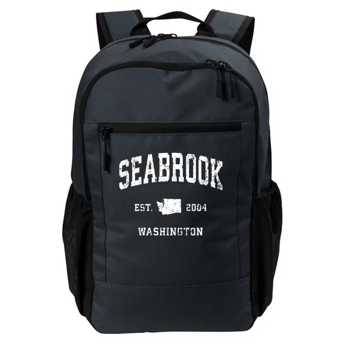 Seabrook Washington Wa Vintage Athletic Sports Daily Commute Backpack