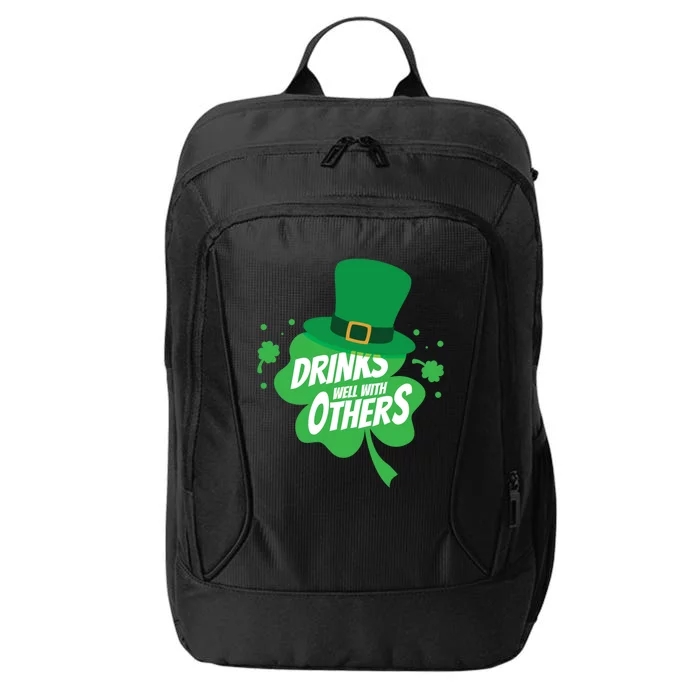 S Well With Others Funny Sarcastic Clover Meaningful Gift City Backpack