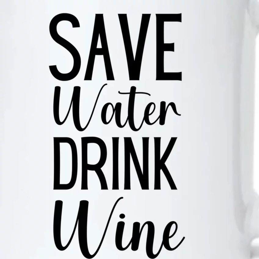 Save Water Wine Er Gift Black Color Changing Mug