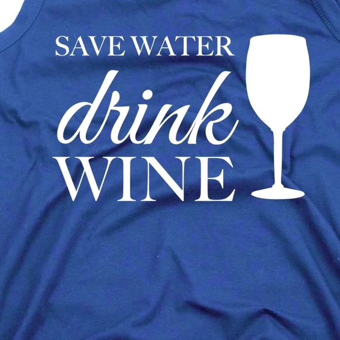 Save Water Wine Gift Tank Top