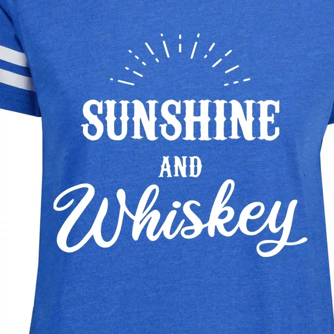 Sunshine Whiskey You Are My Sunshine Vacation Drinking Enza Ladies Jersey Football T-Shirt