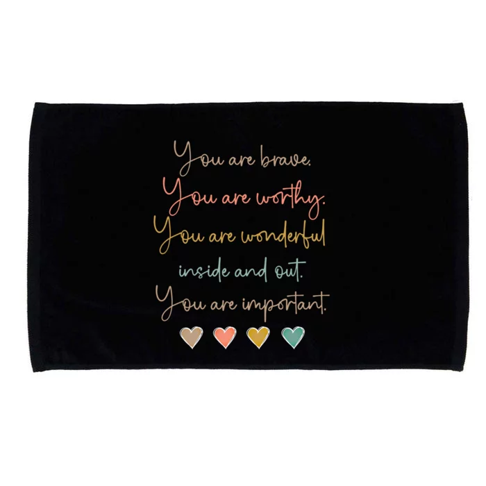 Social Worker You Are Important Social Workers Gift Microfiber Hand Towel