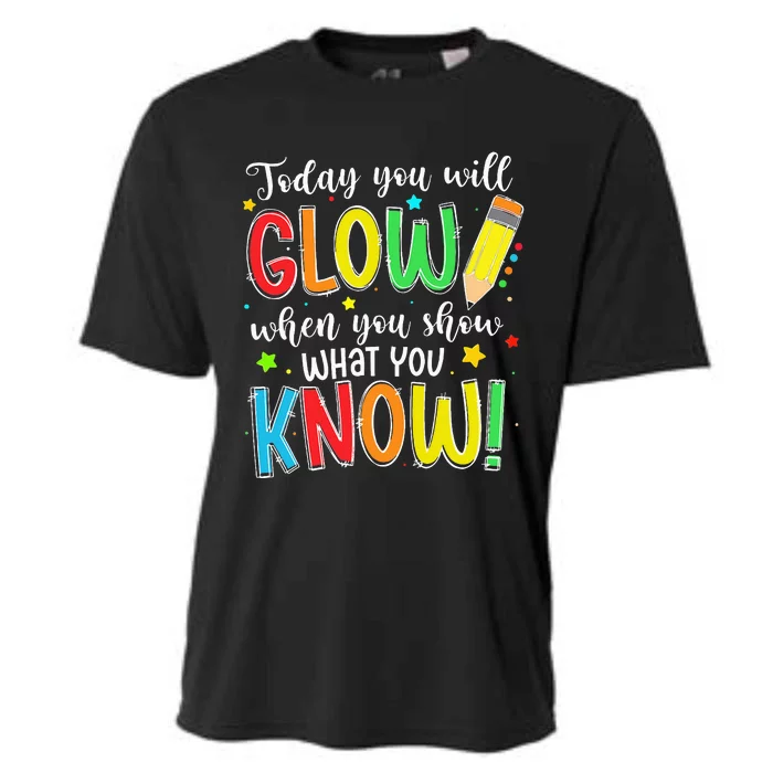 Show What You Know Test Testing Day Cooling Performance Crew T-Shirt