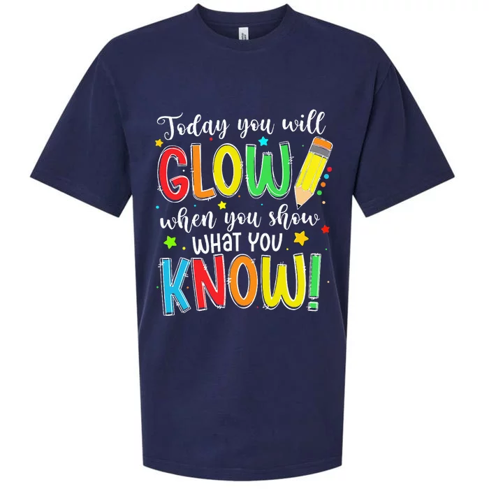 Show What You Know Test Testing Day Sueded Cloud Jersey T-Shirt