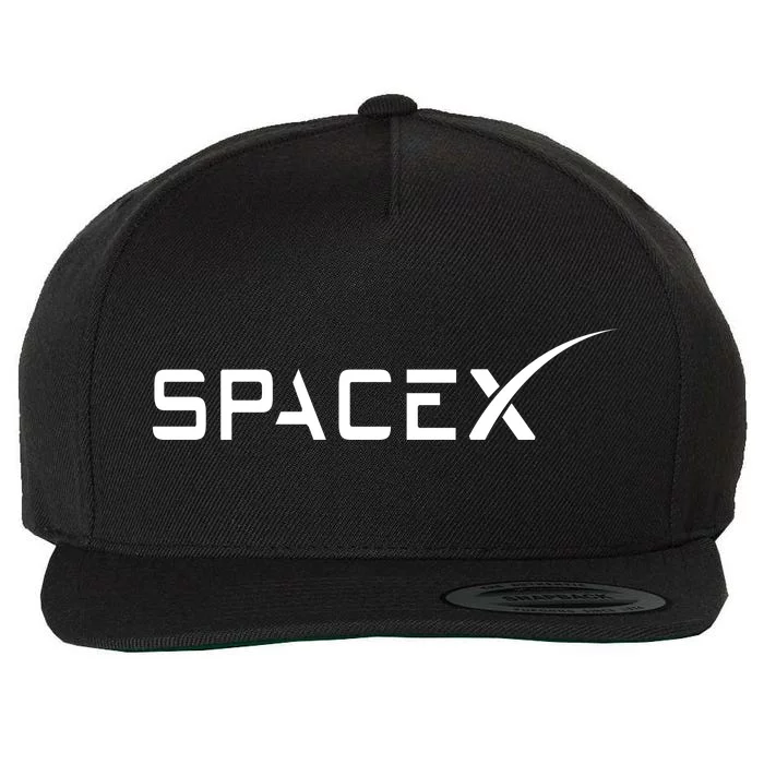 Space X Classic Logo Wool Snapback Cap