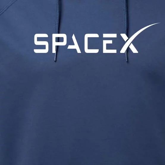 Space X Classic Logo Performance Fleece Hoodie