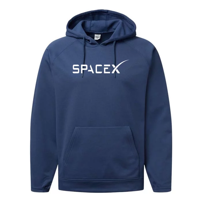 Space X Classic Logo Performance Fleece Hoodie