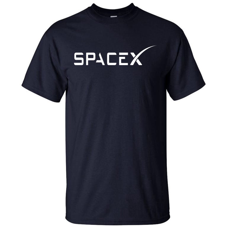 Space X Classic Logo Tall T-Shirt