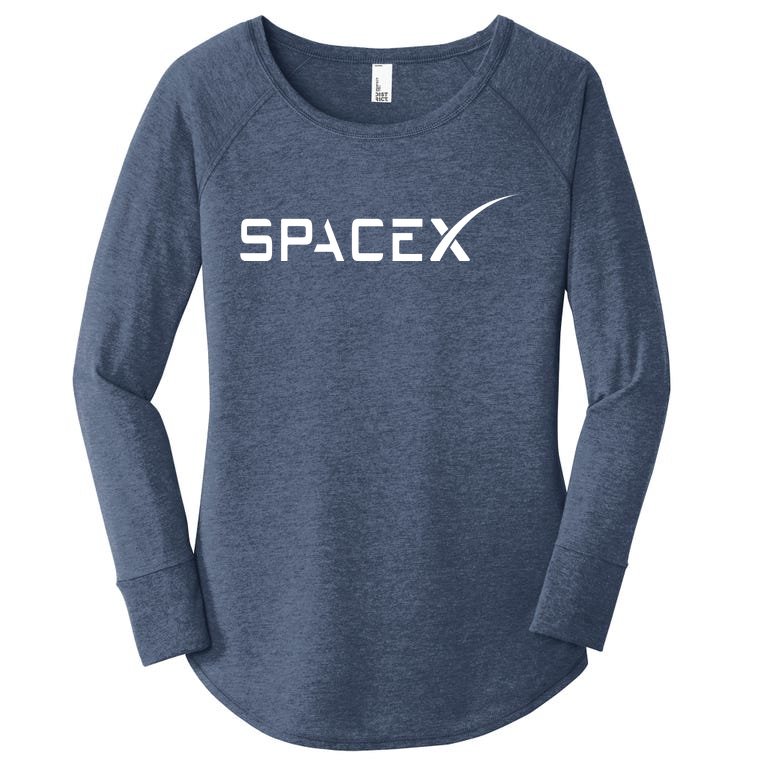 Space X Classic Logo Women’s Perfect Tri Tunic Long Sleeve Shirt