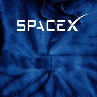 Space X Classic Logo Tie Dye Hoodie