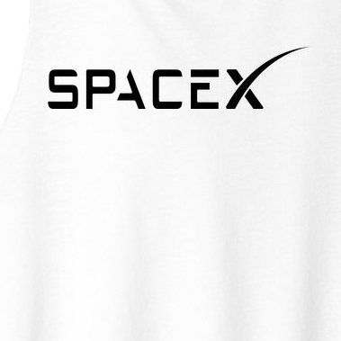 Space X Classic Logo Women’s Racerback Cropped Tank