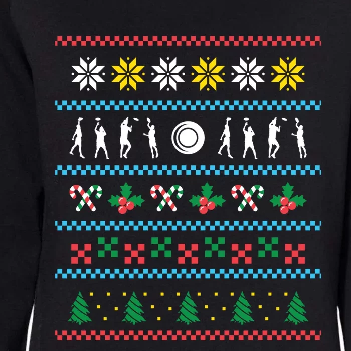 Sport Xmas Christmas Ultimate Frisbee Cute Gift Womens California Wash Sweatshirt