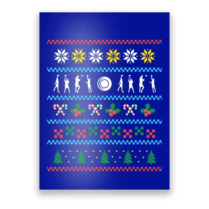 Sport Xmas Christmas Ultimate Frisbee Cute Gift Poster