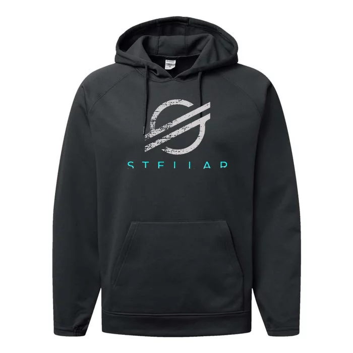 Stellar Xlm Cryptocurrency Performance Fleece Hoodie