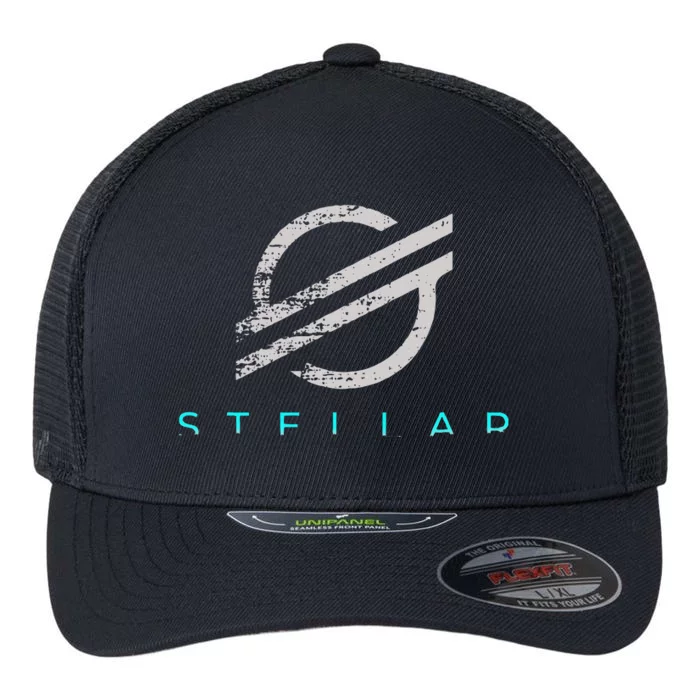 Stellar Xlm Cryptocurrency Flexfit Unipanel Trucker Cap