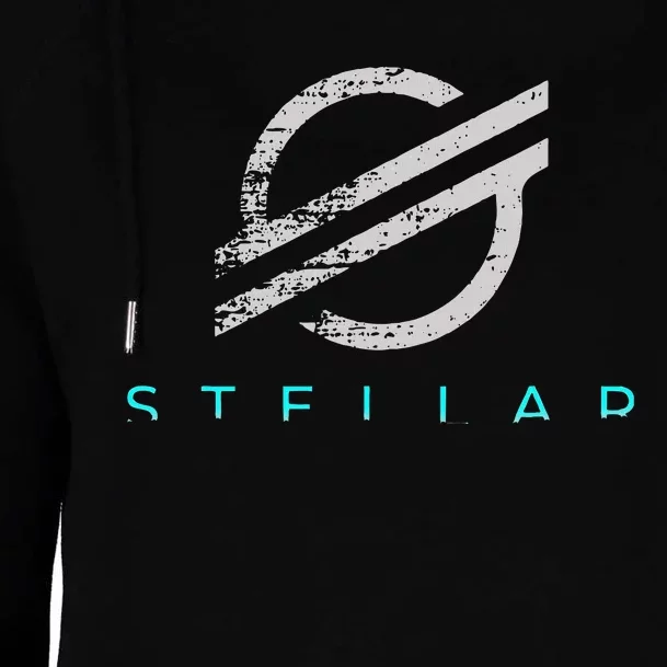 Stellar Xlm Cryptocurrency Womens Funnel Neck Pullover Hood