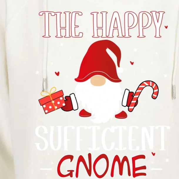 Sufficient Xmas Gnome Christmas Group Costume Gift Womens Funnel Neck Pullover Hood