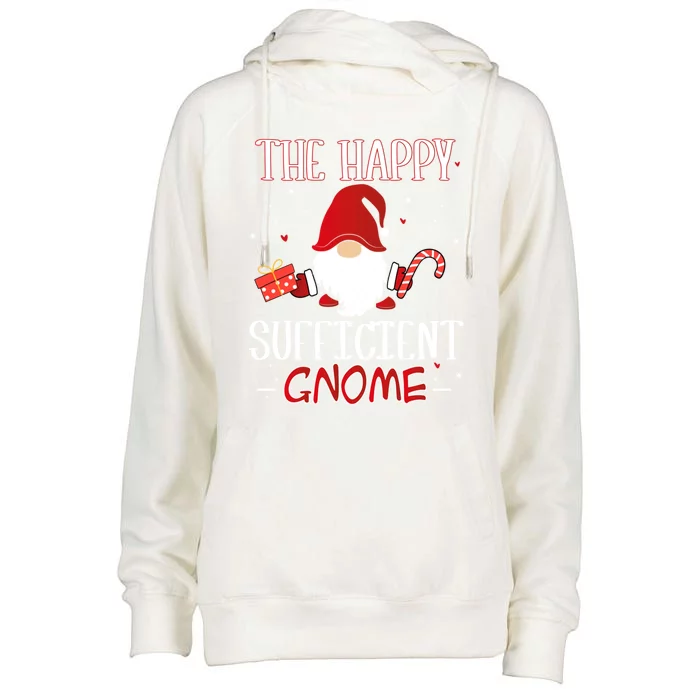 Sufficient Xmas Gnome Christmas Group Costume Gift Womens Funnel Neck Pullover Hood