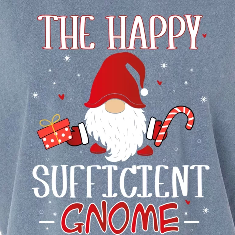 Sufficient Xmas Gnome Christmas Group Costume Gift Garment-Dyed Women's Muscle Tee