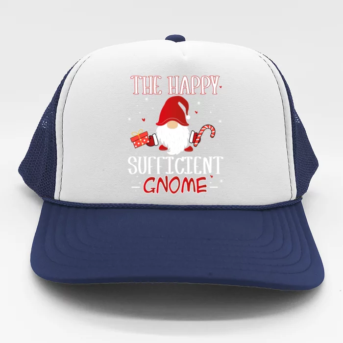 Sufficient Xmas Gnome Christmas Group Costume Gift Trucker Hat