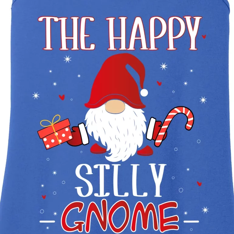 Silly Xmas Gnome Christmas Group Costume Gift Ladies Essential Tank