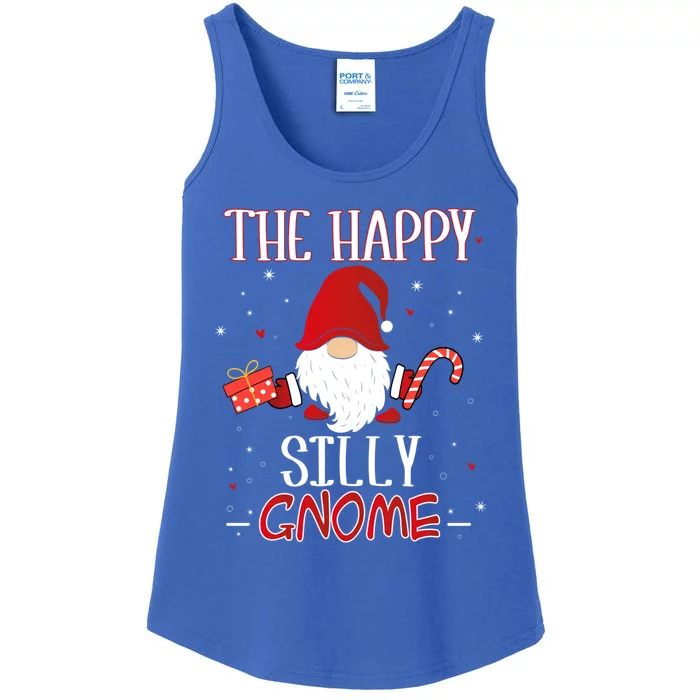 Silly Xmas Gnome Christmas Group Costume Gift Ladies Essential Tank