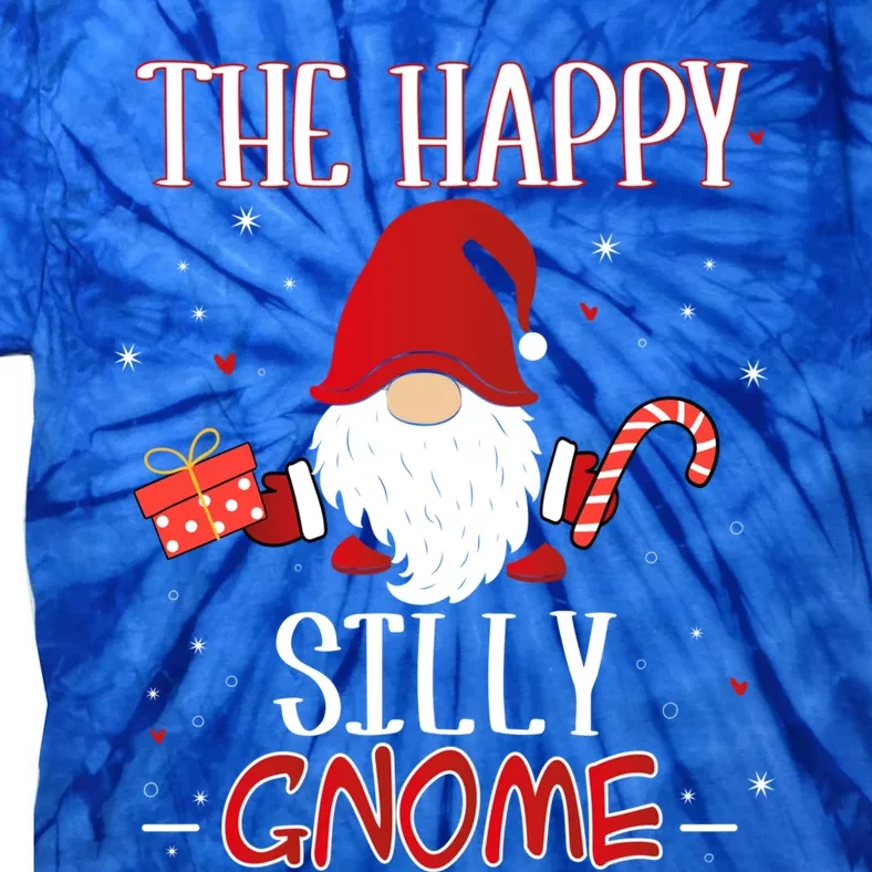 Silly Xmas Gnome Christmas Group Costume Gift Tie-Dye T-Shirt