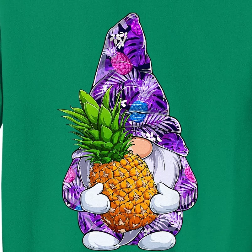 Summer Xmas Hawaiian Pineapple Gnome Christmas In July Sweatshirt