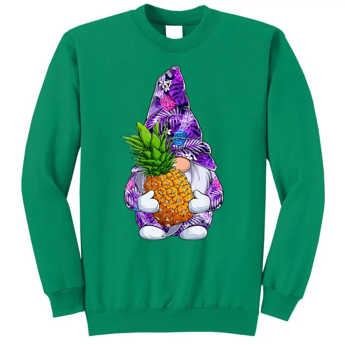 Summer Xmas Hawaiian Pineapple Gnome Christmas In July Sweatshirt