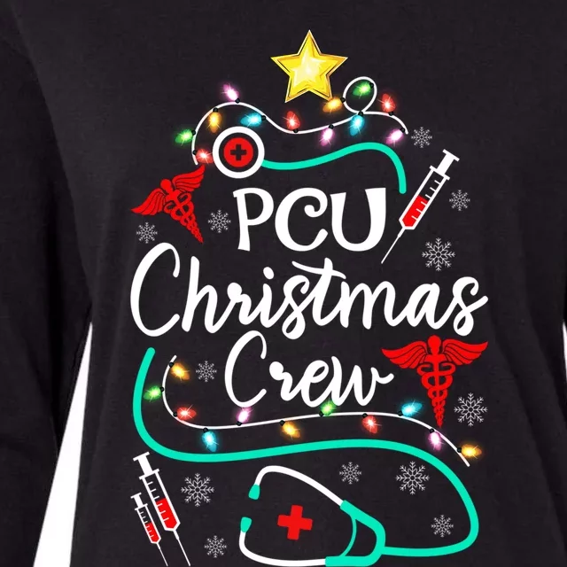 Stethoscope Xmas Tree Rn Lpn Nursing Nurse Christmas Crew Gift Womens Cotton Relaxed Long Sleeve T-Shirt