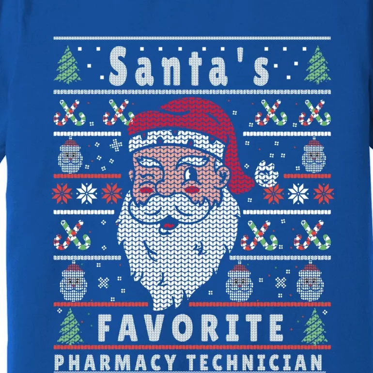 Santas Xmas Ugly Christmas Pharmacytechnician Cute Gift Premium T-Shirt