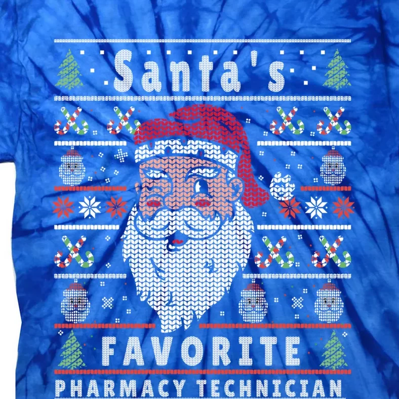 Santas Xmas Ugly Christmas Pharmacytechnician Cute Gift Tie-Dye T-Shirt