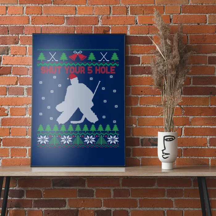 Shut Your 5 Hole Christmas Poster