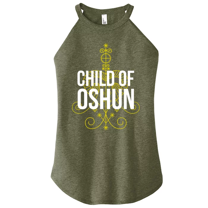 Santeria Yoruba African Goddess Veve Of Oshun Orisha Great Gift Women’s Perfect Tri Rocker Tank