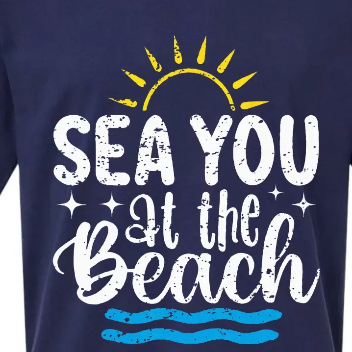 Sea You At The Beach Sueded Cloud Jersey T-Shirt