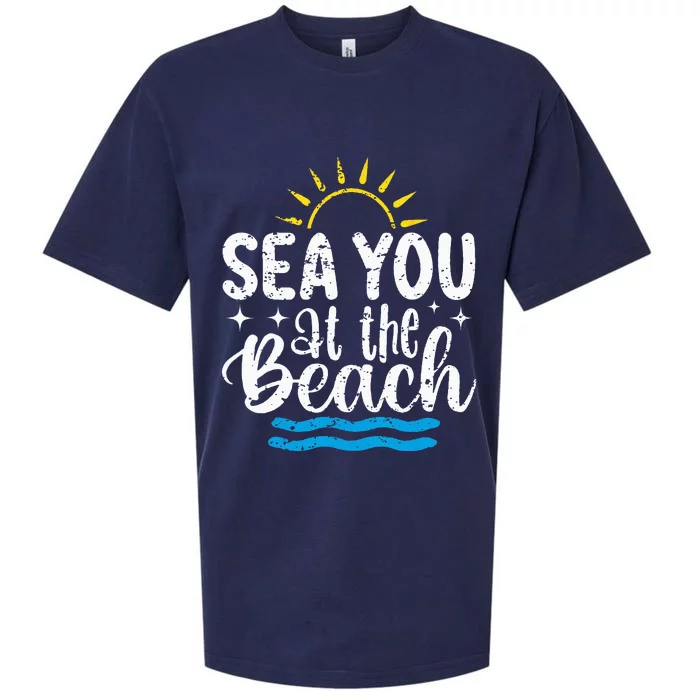 Sea You At The Beach Sueded Cloud Jersey T-Shirt