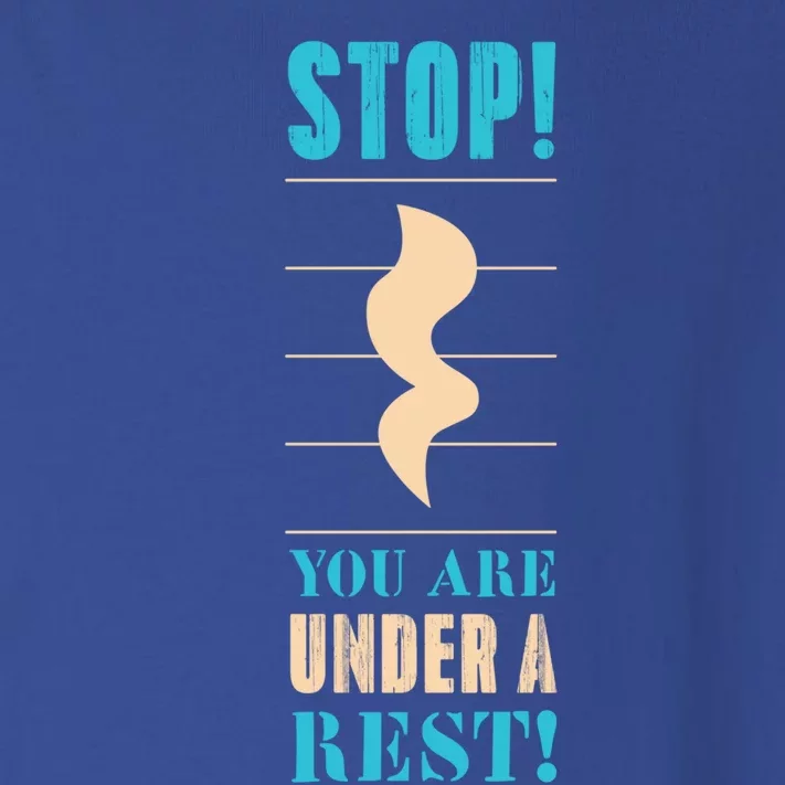 Stop! You Are Under A Rest Music Happy FatherS Day Dad Joke Gift Toddler Long Sleeve Shirt