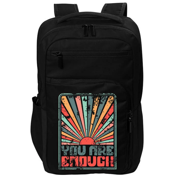 Sunkissed You Are Enough Positivity Impact Tech Backpack