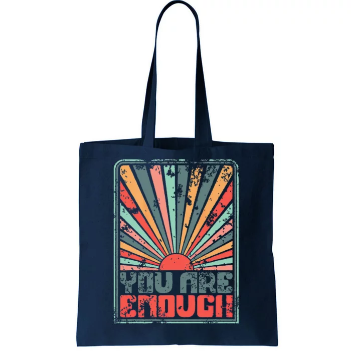 Sunkissed You Are Enough Positivity Tote Bag