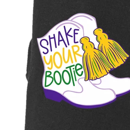 Shake Your Bootie Mardi Gras Bead Boot Carnival Celebration Doggie 3-End Fleece Hoodie