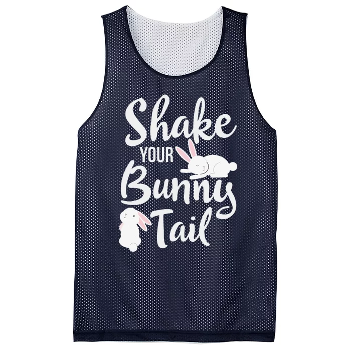 Shake Your Bunny Tail Easter Mesh Reversible Basketball Jersey Tank