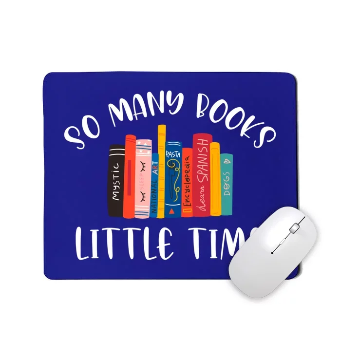 So Y Books Little Time Book Lover Bookworm Librarian Meaningful Gift Mousepad